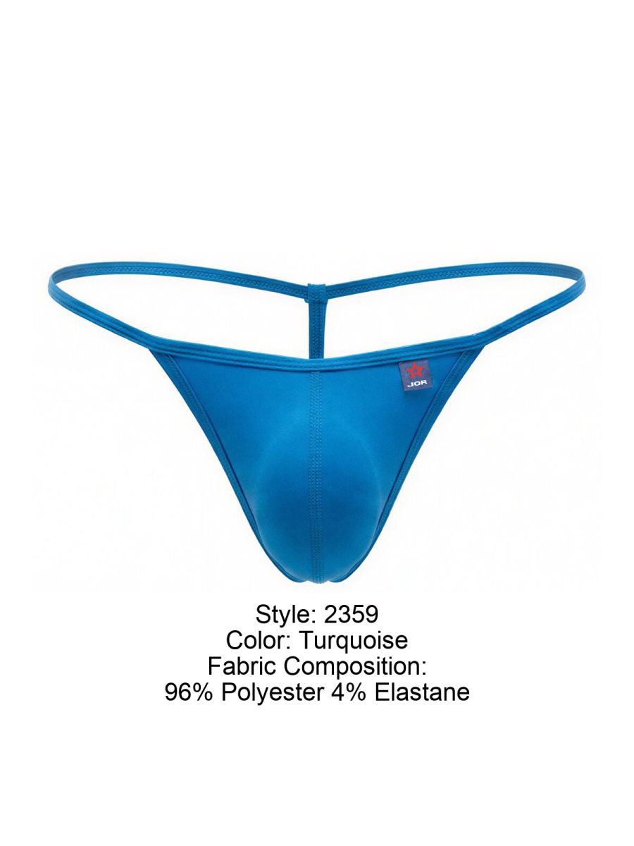 JOR 2359 Axel Male Light G-String with Barely-There Straps Turquoise Plus Sizes