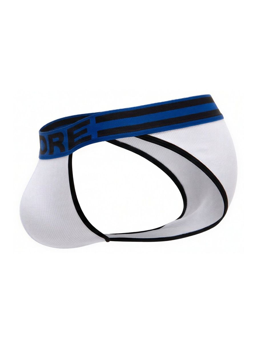 JOR 2362 Rush Mens Sleek Low Rise Fit Bikini White Plus Sizes