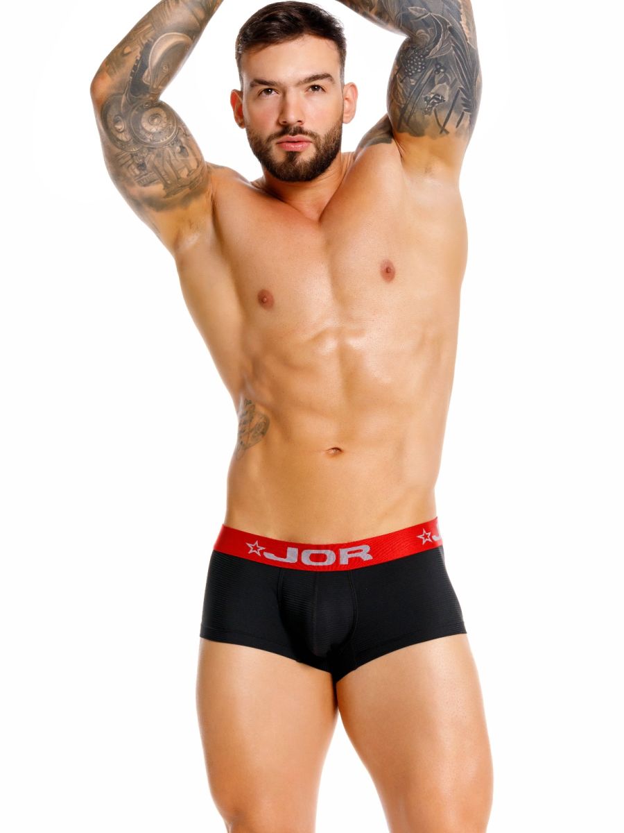 JOR 2442 Astor Mens Daily Essentials Athletic Trunks Black