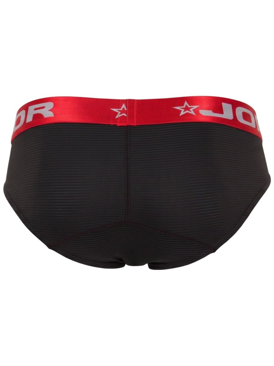 JOR 2443 Astor Male Essential Athletic Style Briefs Black Plus Sizes