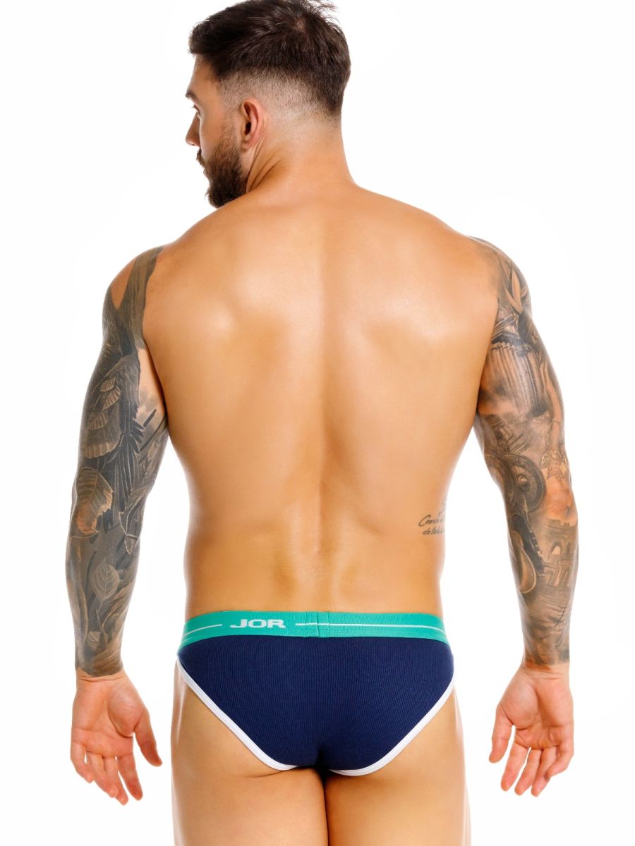 JOR 2460 Rush Male High Performance Briefs Blue Plus Sizes