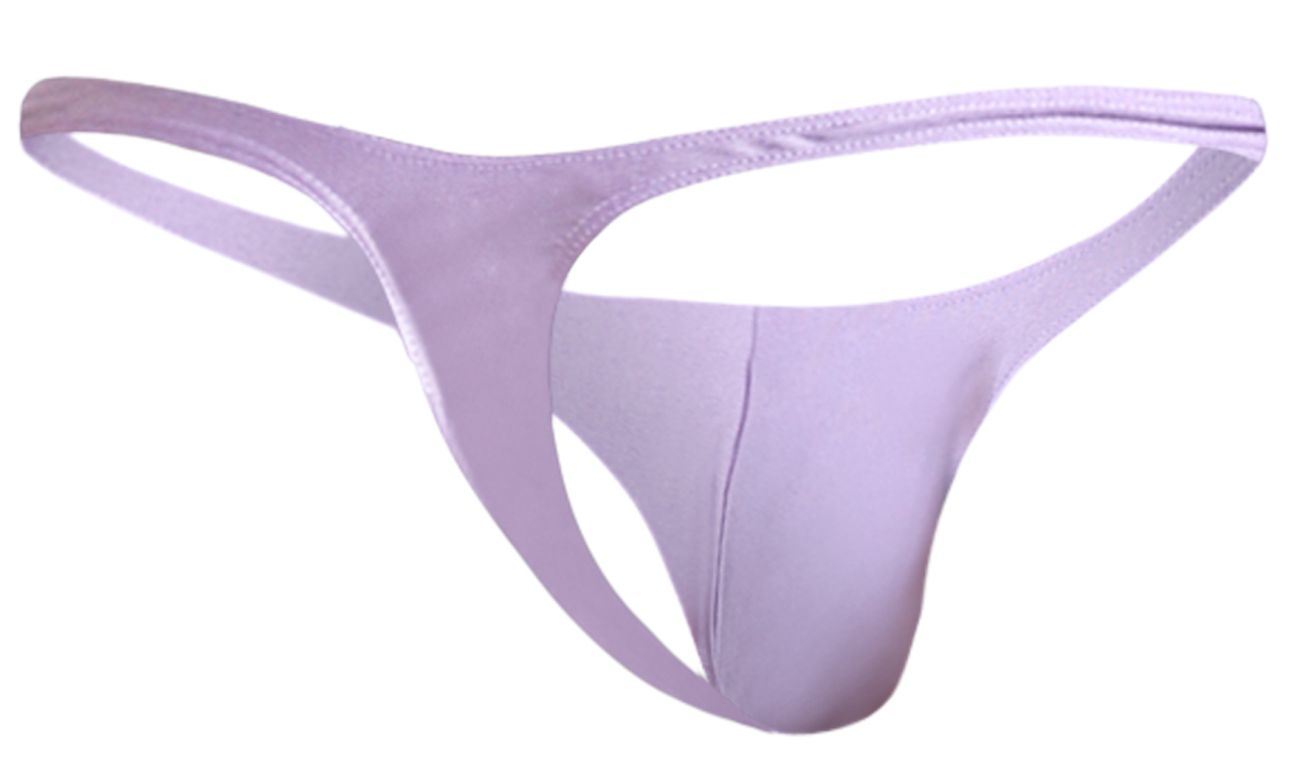 JUSTIN+SIMON XSJ03 Silky Sexy Thongs Lilac Plus Sizes