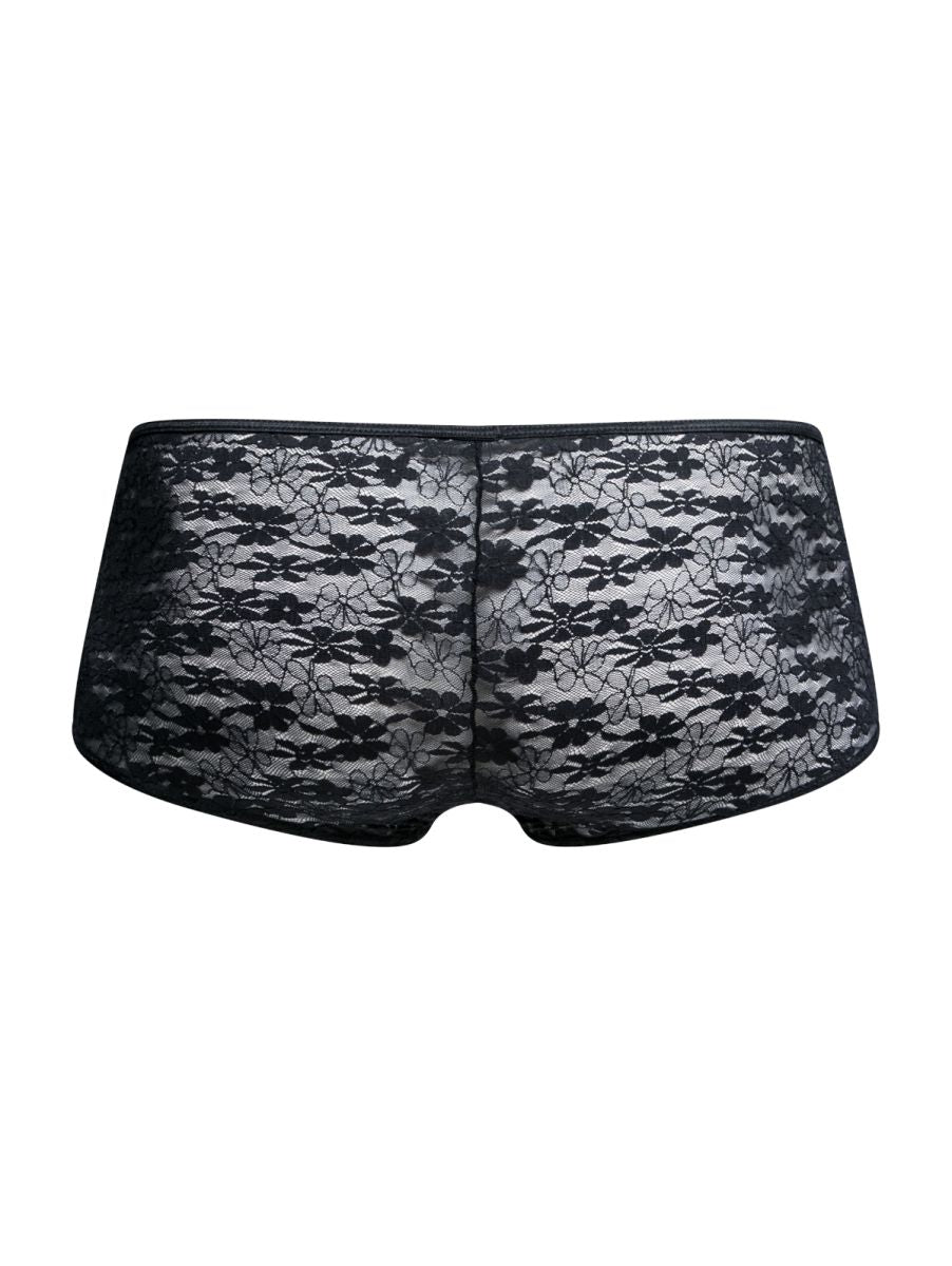 MaleBasics MBL83 Loop Mens Sexy & Cheeky Trunks Black Lace
