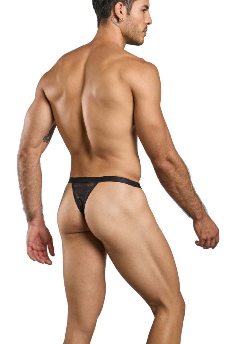 MaleBasics MBL85 Y Mens Sexy Thongs Black Lace