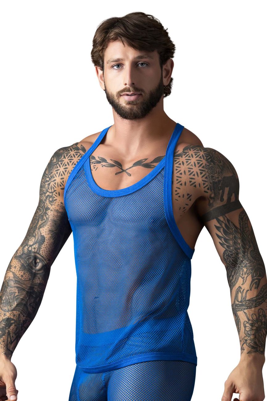 Male Power 110-11C Fishnet Tank Top