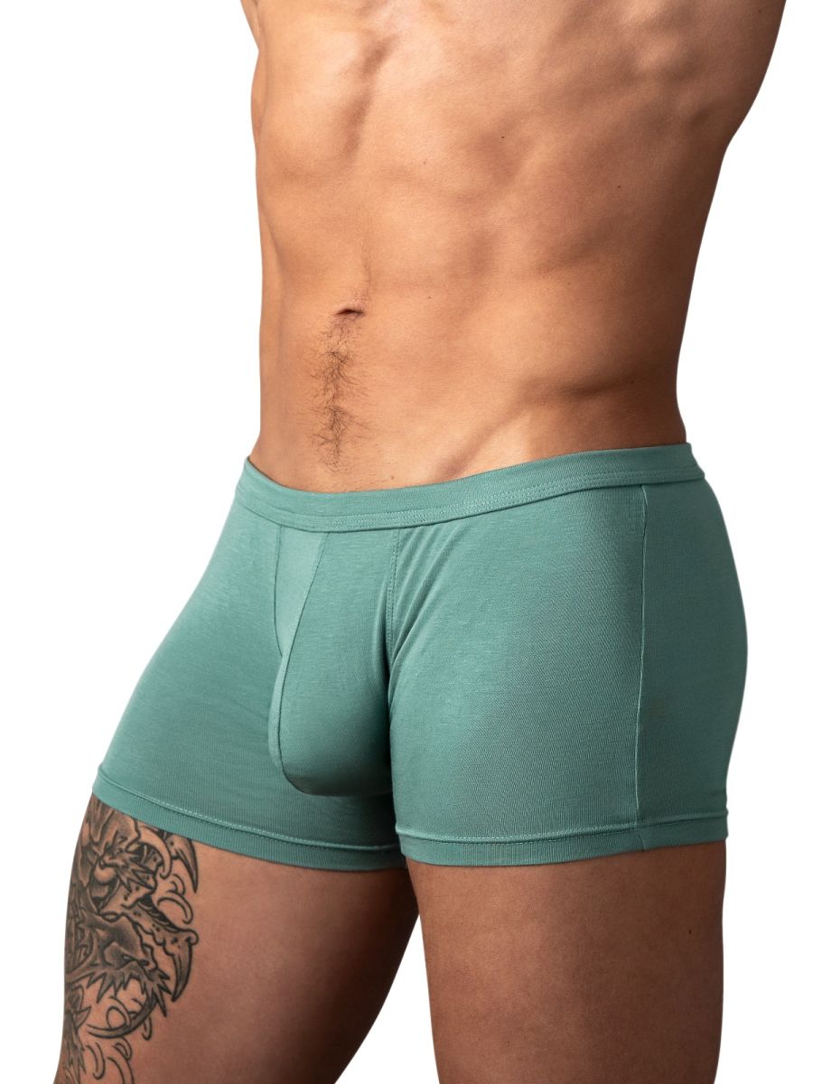 Male Power 150-308 Mens Soft & Eco Cozy Pouch Short Green