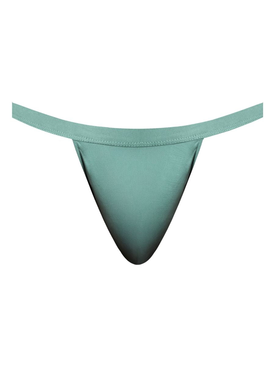 Male Power 394-308 Mens Strappy Back Eco Cozy Jock Green