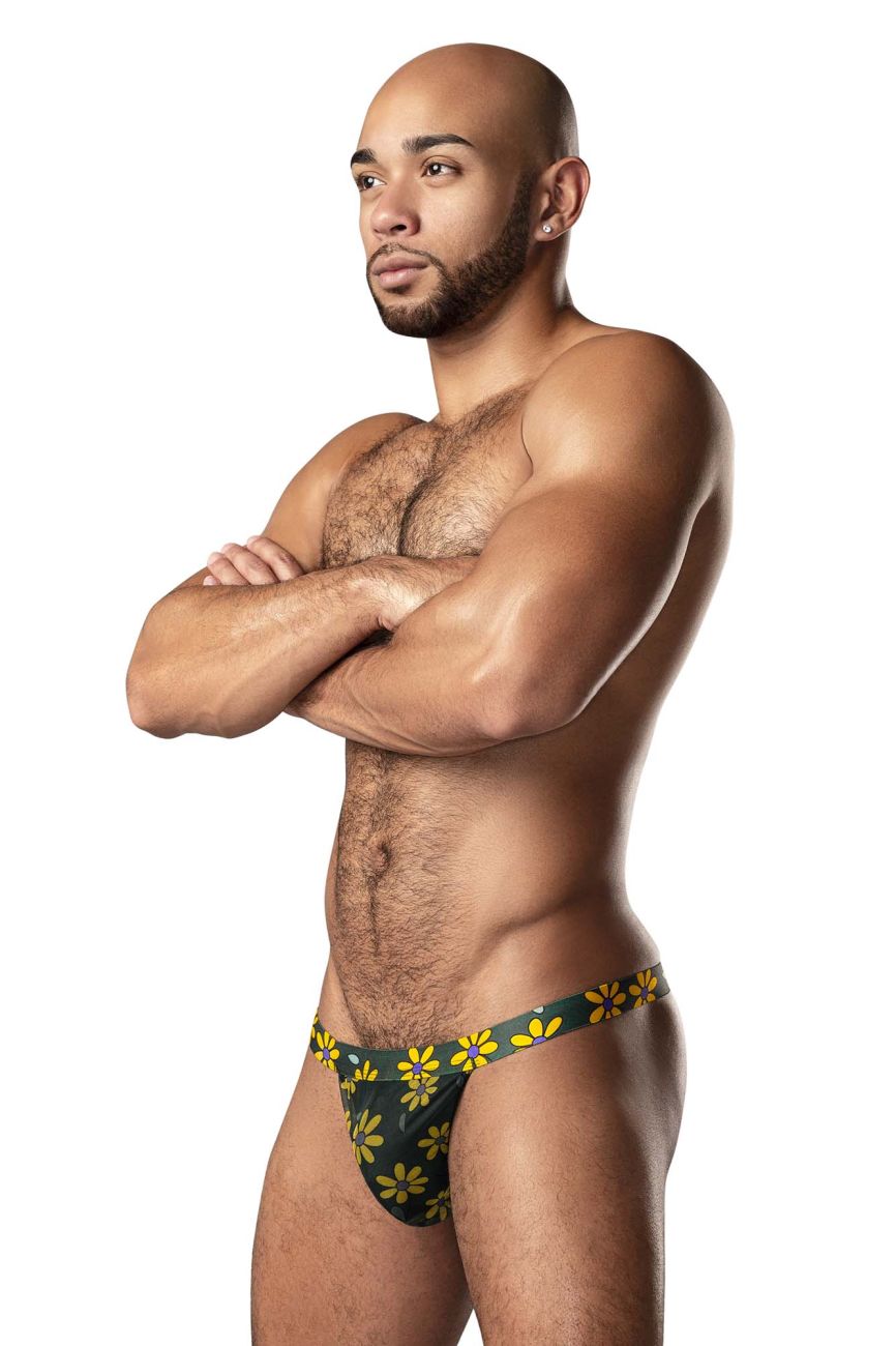 Male Power 433-285 Petal Power Micro Thong Daisy Print