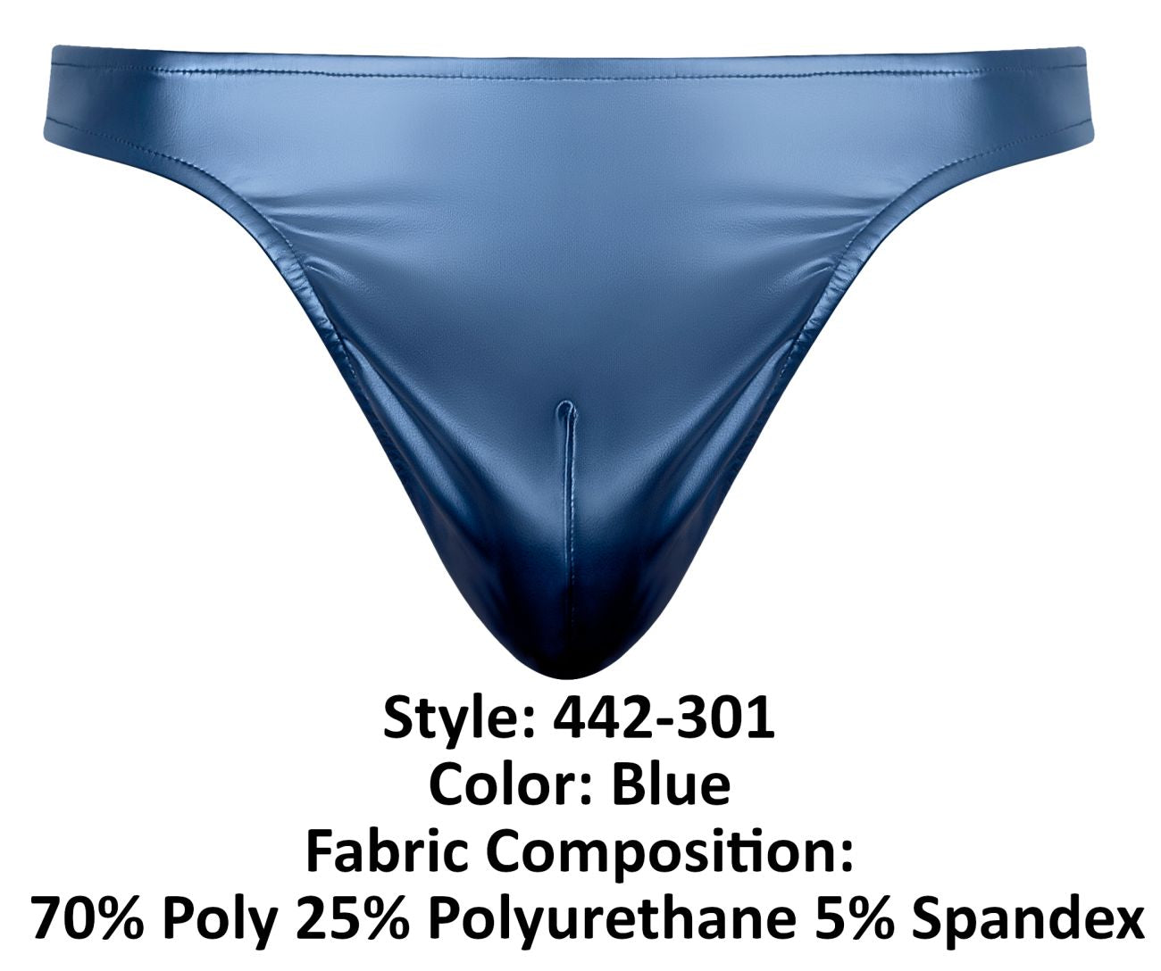 Male Power 442-301 Liquid Onyx 2.0 Male Bong Thong Blue