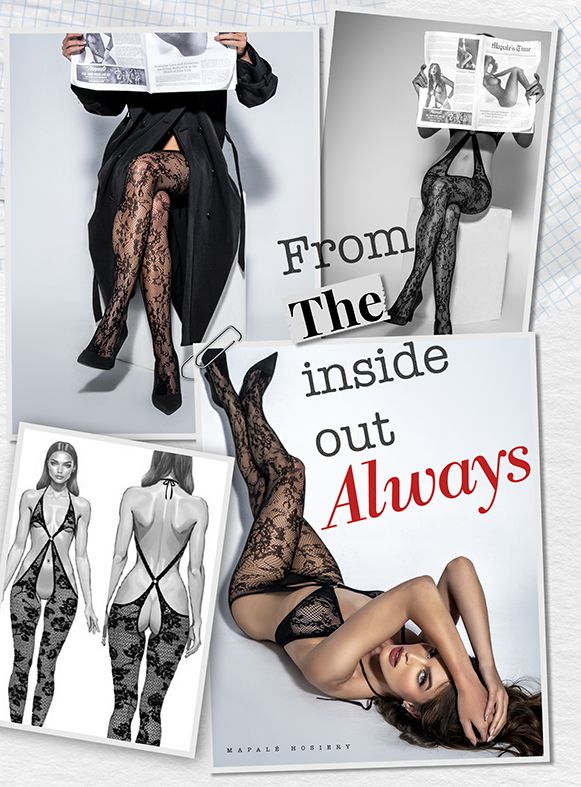 Mapale 1147 Floral Fishnet Bodystocking