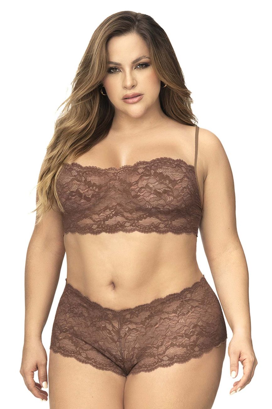 Mapale 206X Panty and Top Lace Set