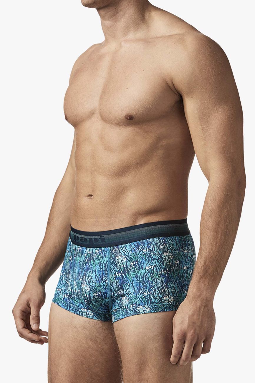 Papi UMPA107 2PK Microflex Performance Trunks Teal-Blue