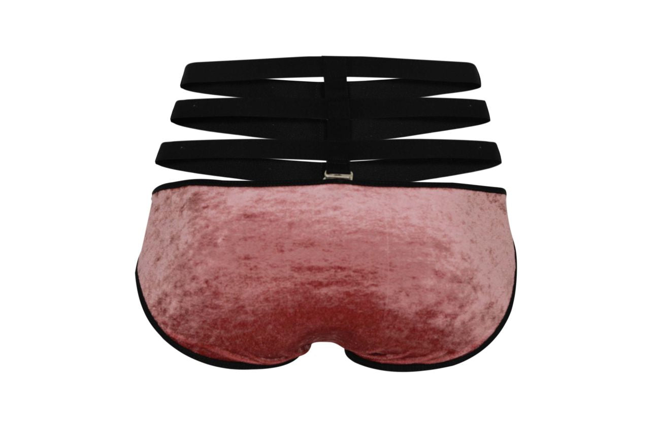Pikante 1097 Clandestine Velvet Briefs Pink