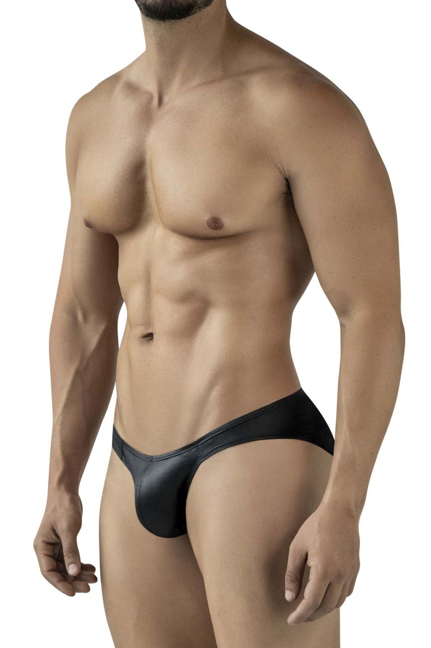 Pikante 2117 Candy Mens Bold Wet-look Briefs Black