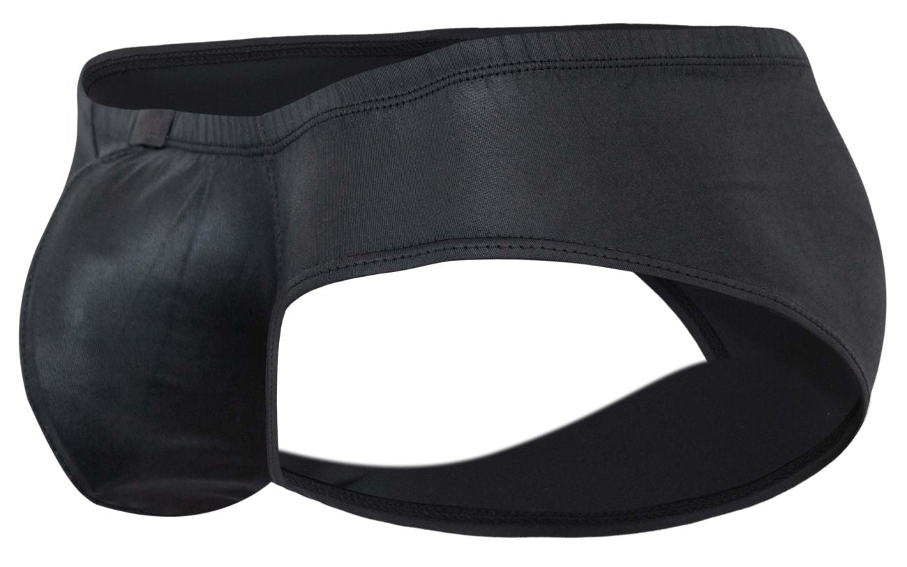 Pikante 2118 Candy Mens Bold Wet-look Briefs Black