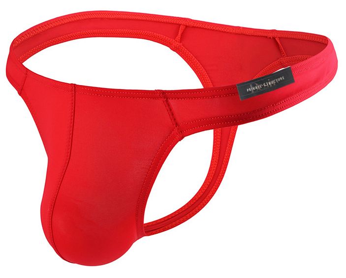 Private Structure DGEMU3545BT Desire Glaze Thong Red