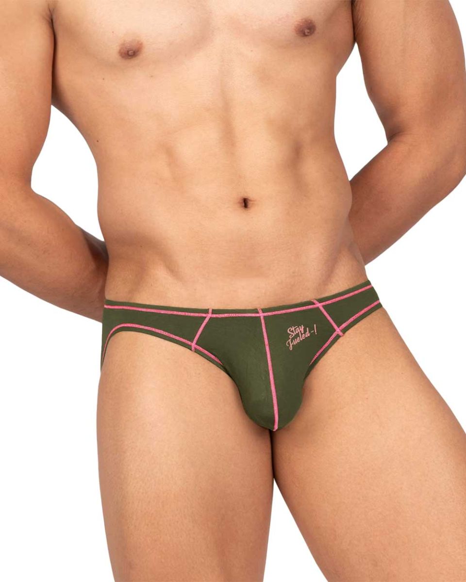Private Structure EPUS4563 Prime Eutopia Bikini Brief Olive