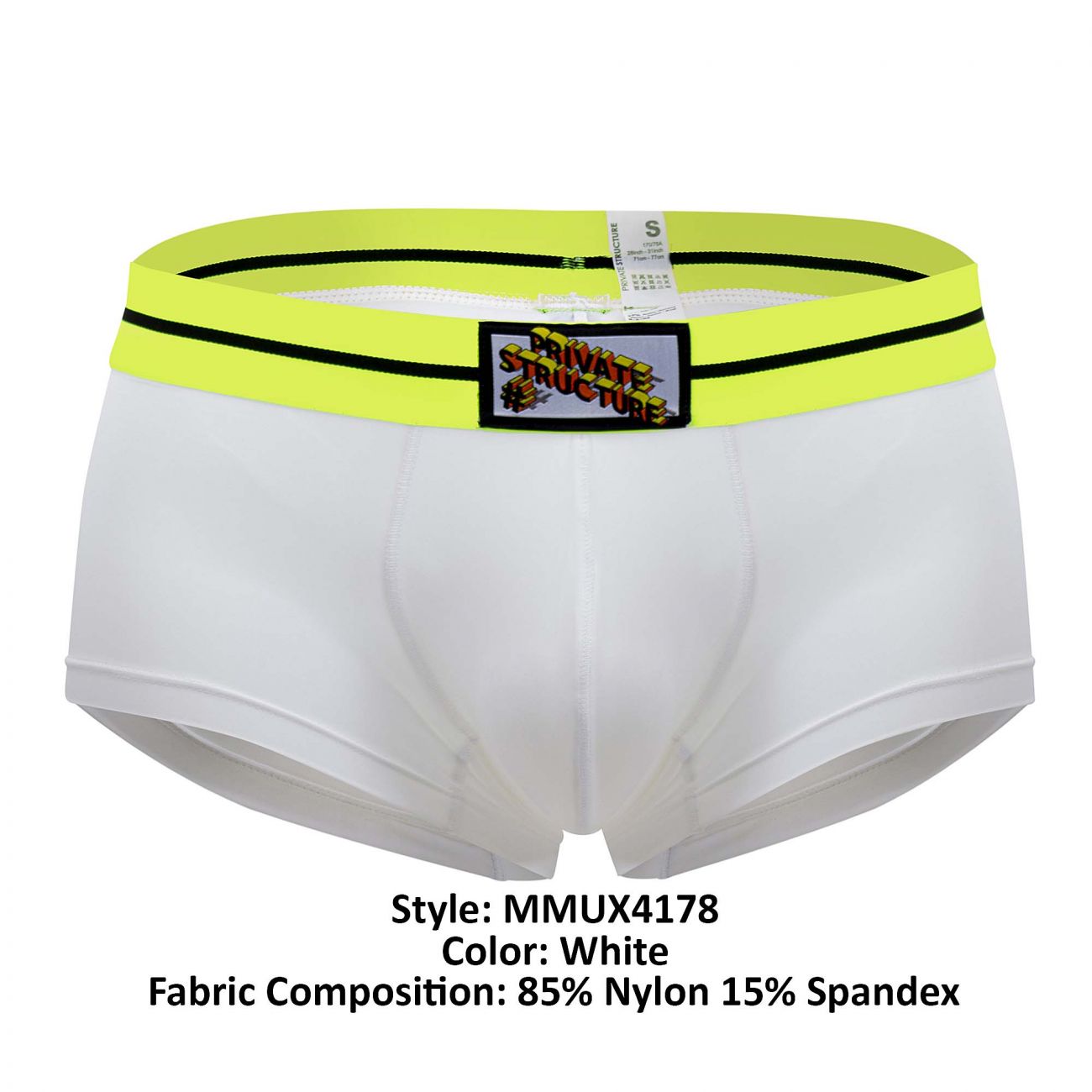 Private Structure MMUX4178 Micro Maniac Trunks White