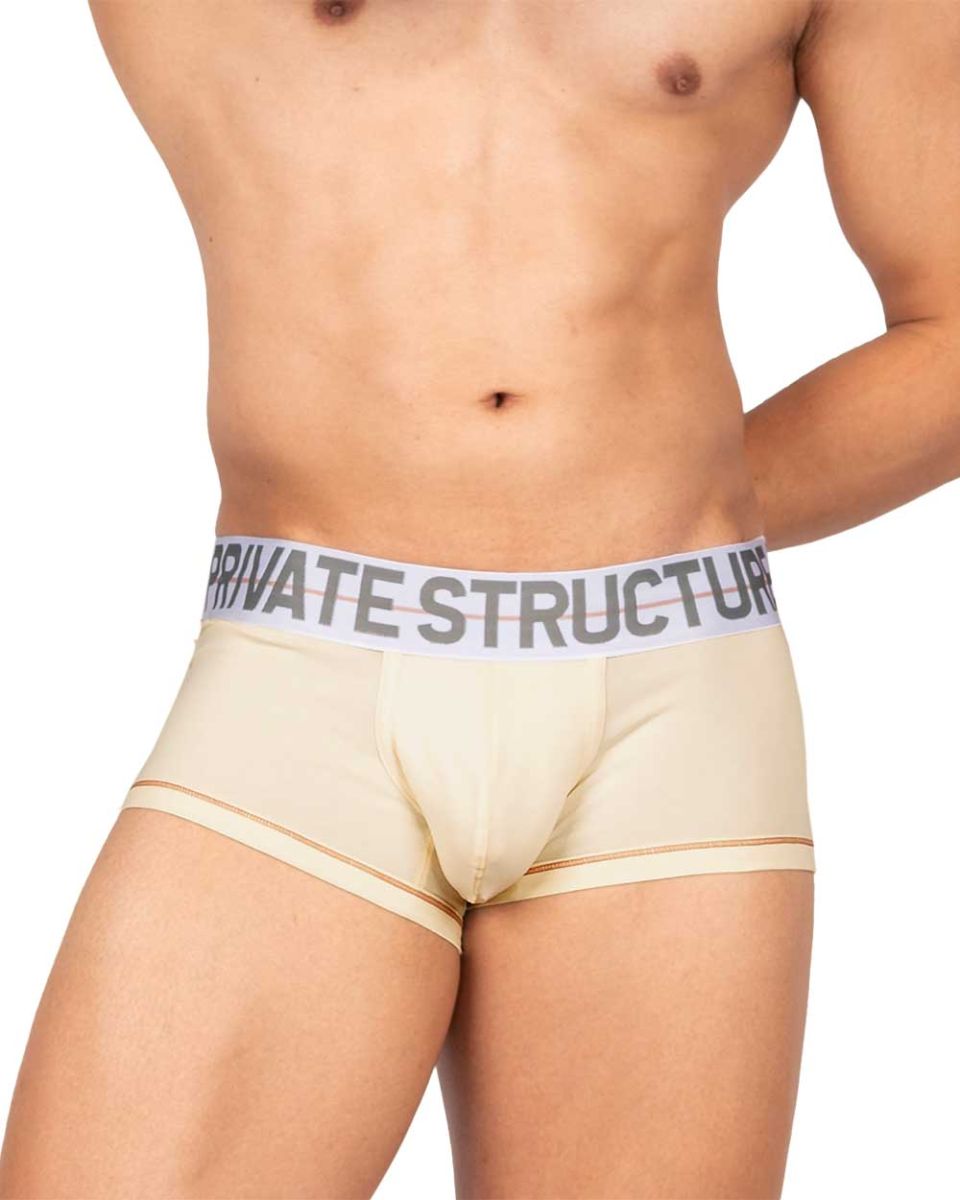 Private Structure MOUX4103 Mo Lite Mid Waist Trunks Cream