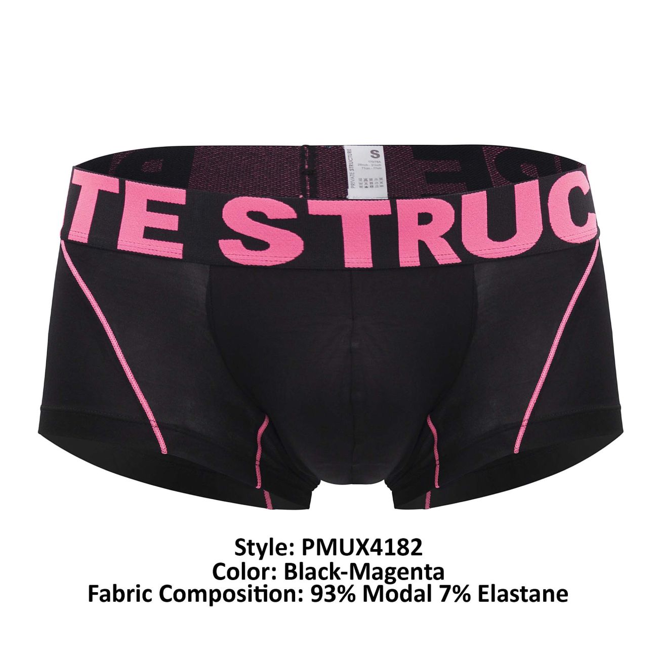 Private Structure PMUX4182 Modality Trunks Black Magenta
