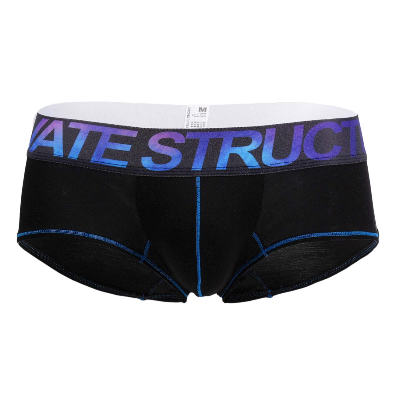 Private Structure PTUZ3791 Platinum Tencel Mini Brief Green-Black