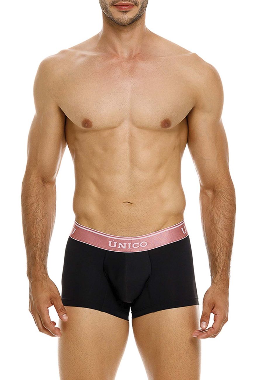 Unico 24110100108 Oro Rosa Comfortable Boxer Shorts Trunks Black