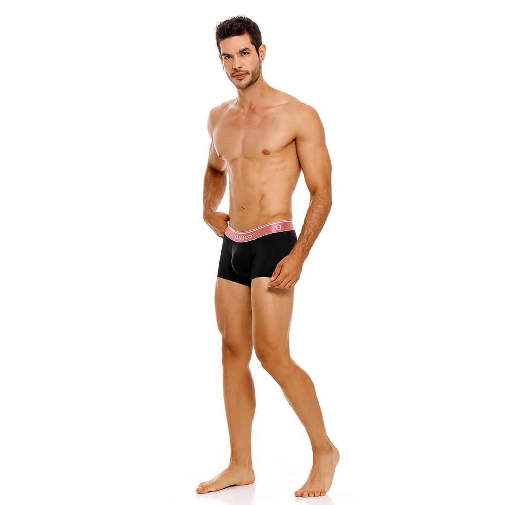 Unico 24110100108 Oro Rosa Comfortable Boxer Shorts Trunks Black