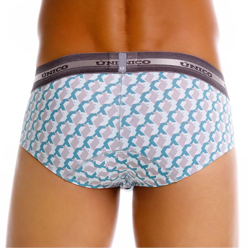 Unico 25040101115 Mens Comfortable Caterva Briefs White Printed