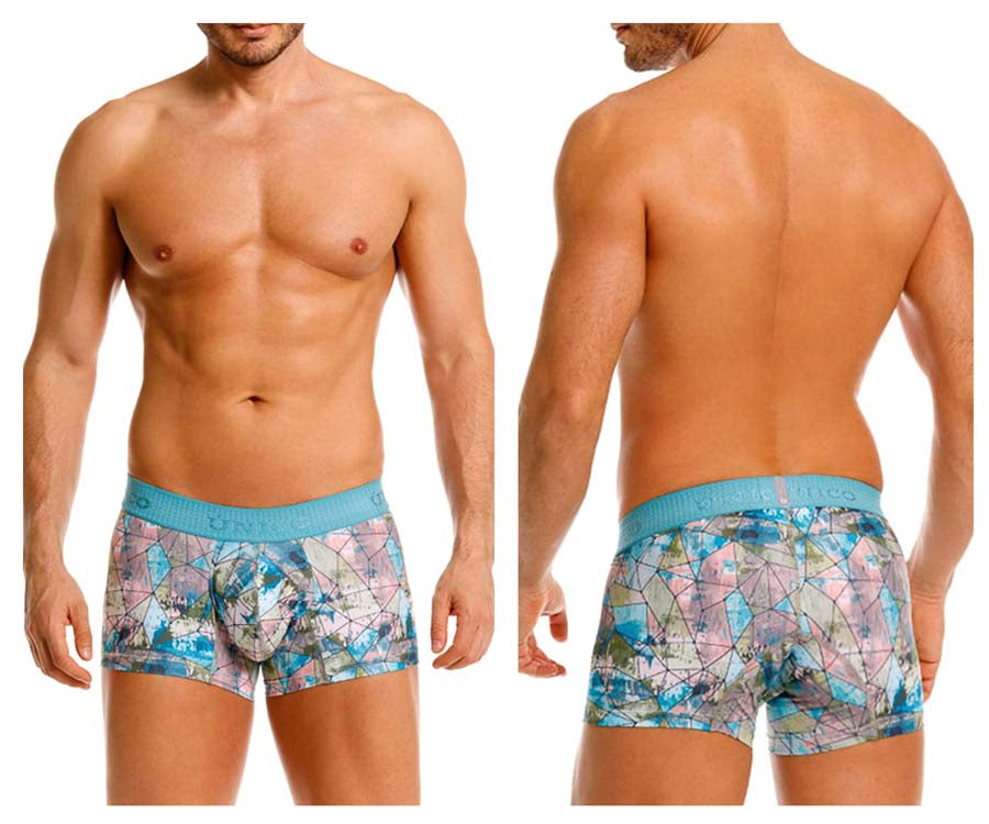 Unico 25070100105 Mens Vitral Trunks Printed Plus Sizes