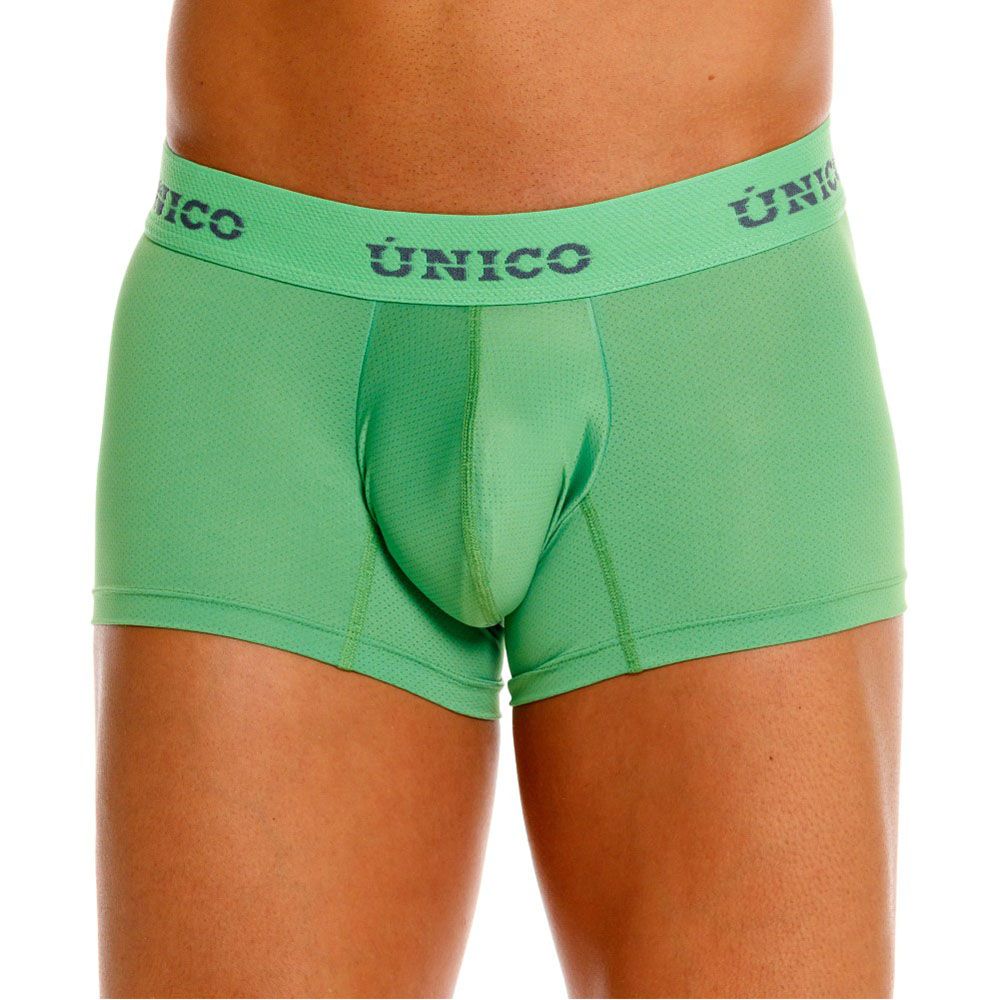 Unico 26020100119 Frog Mens Clean & Minimal Trunks Green Plus Sizes