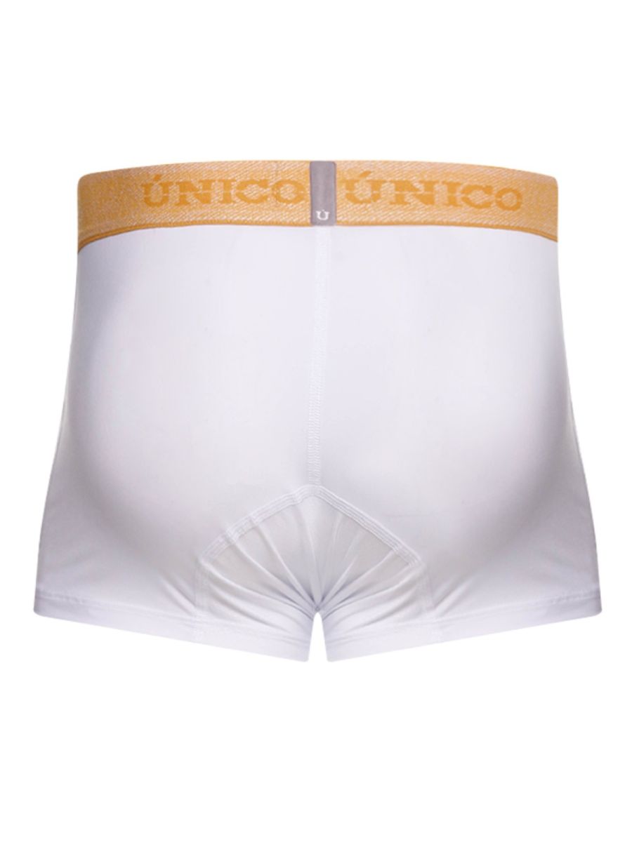 Unico 26040100125 Amber Trunks - Premium Athletic Fit White Plus Sizes