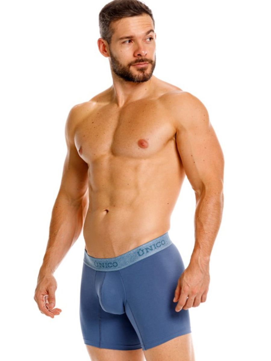 Unico 26040100217 Classic Boxer Briefs - Premium Comfort and Style Teal Plus Sizes