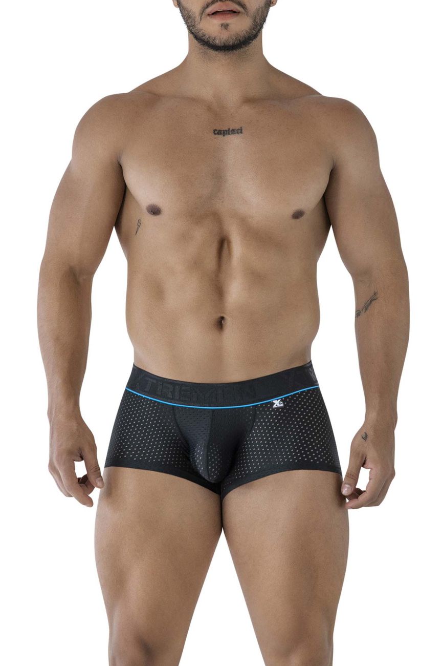 Xtremen 91212B Mens Breathable Microfiber Trunks Black