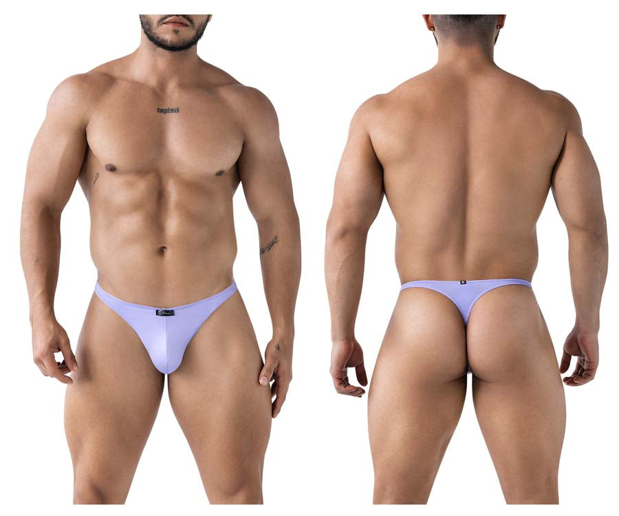 Xtremen 91217 Mens Pastel Coloured Microfiber Thongs Lilac
