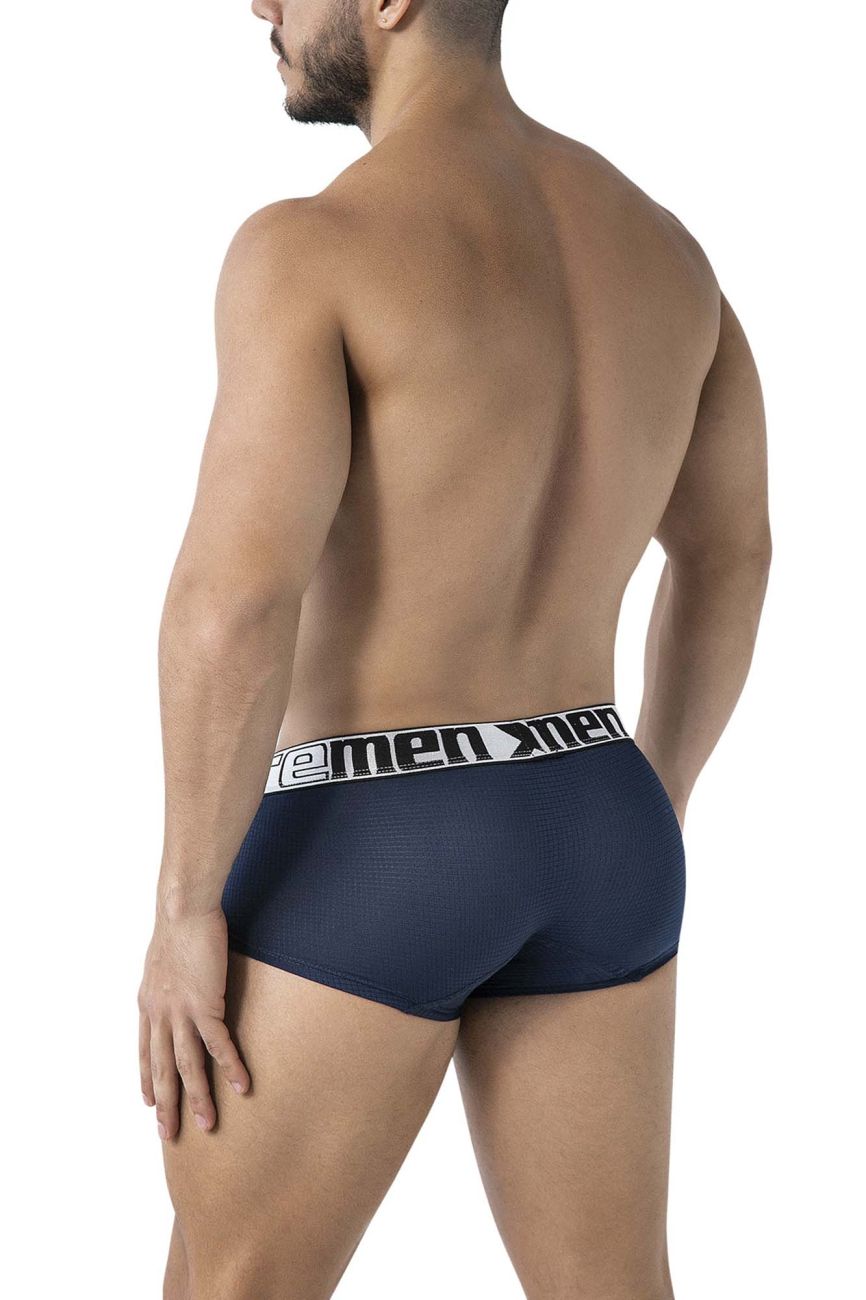 Xtremen 91222 Microfiber Mens Underwear Trunks Navy