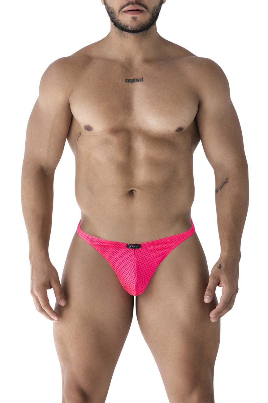 Xtremen 91226 Mens Soft Microfiber Thongs Fuchsia