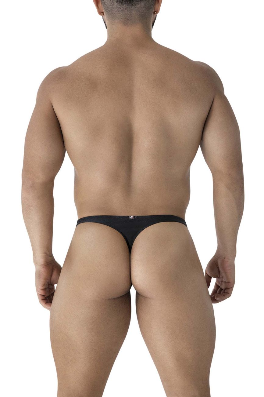 Xtremen 91232 Mens Microfiber Contoured Thongs Black