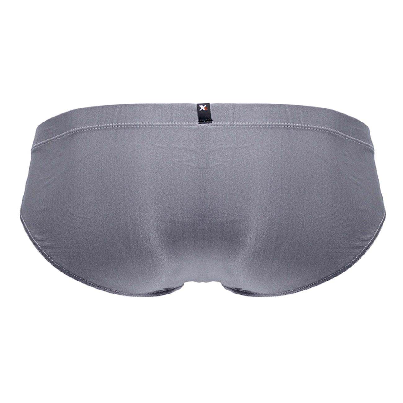 Xtremen 91233 Mens Microfiber Contoured Briefs Gray