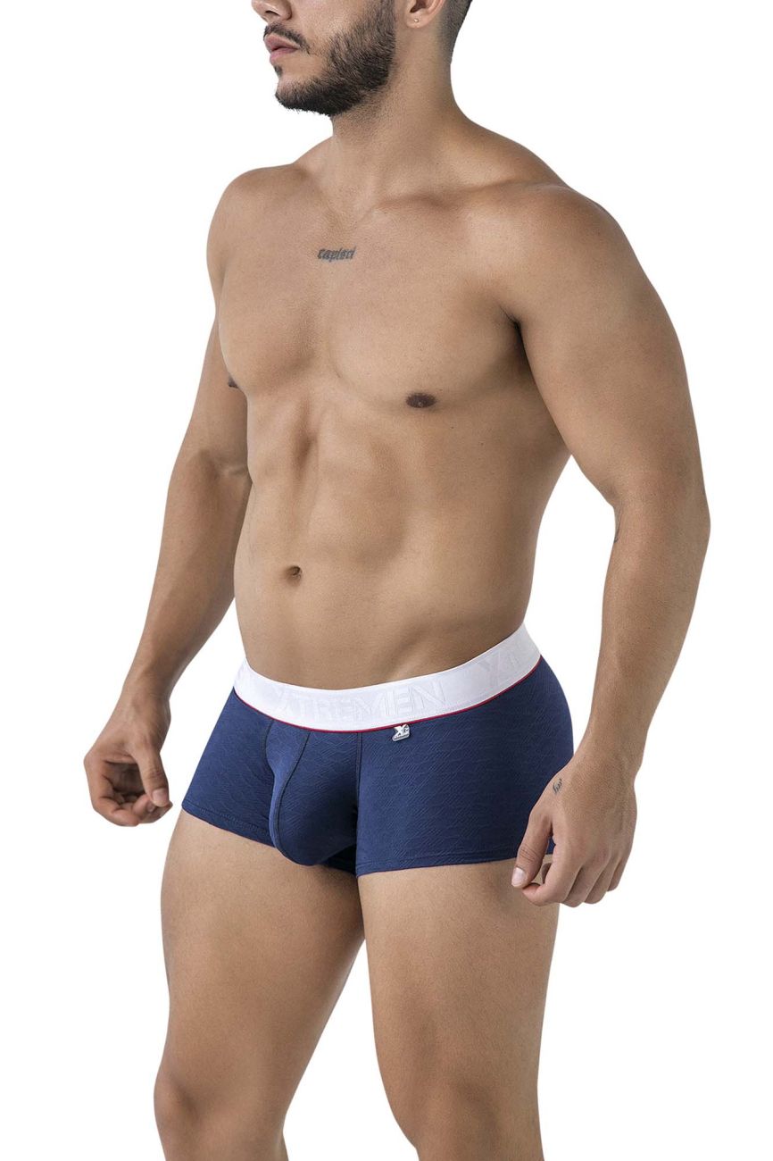 Xtremen 91243 Male Soft and Comfortable Microfiber Trunks Dark Blue