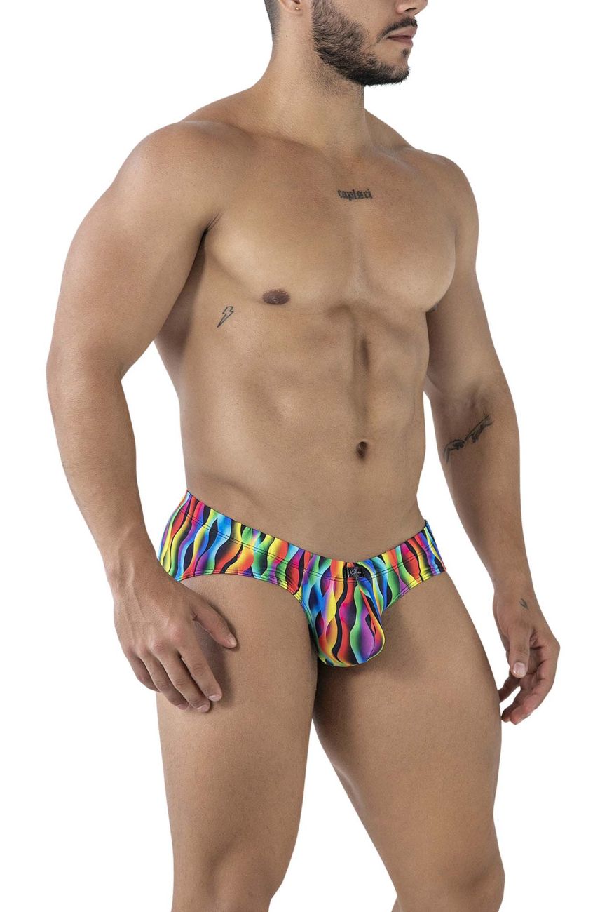 Xtremen 91248 Mens Colourful Printed Briefs Waves