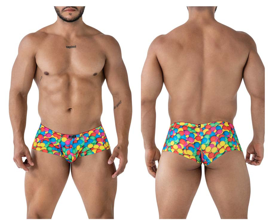 Xtremen 91249 Printed Mens Colourful Trunks Bubbles