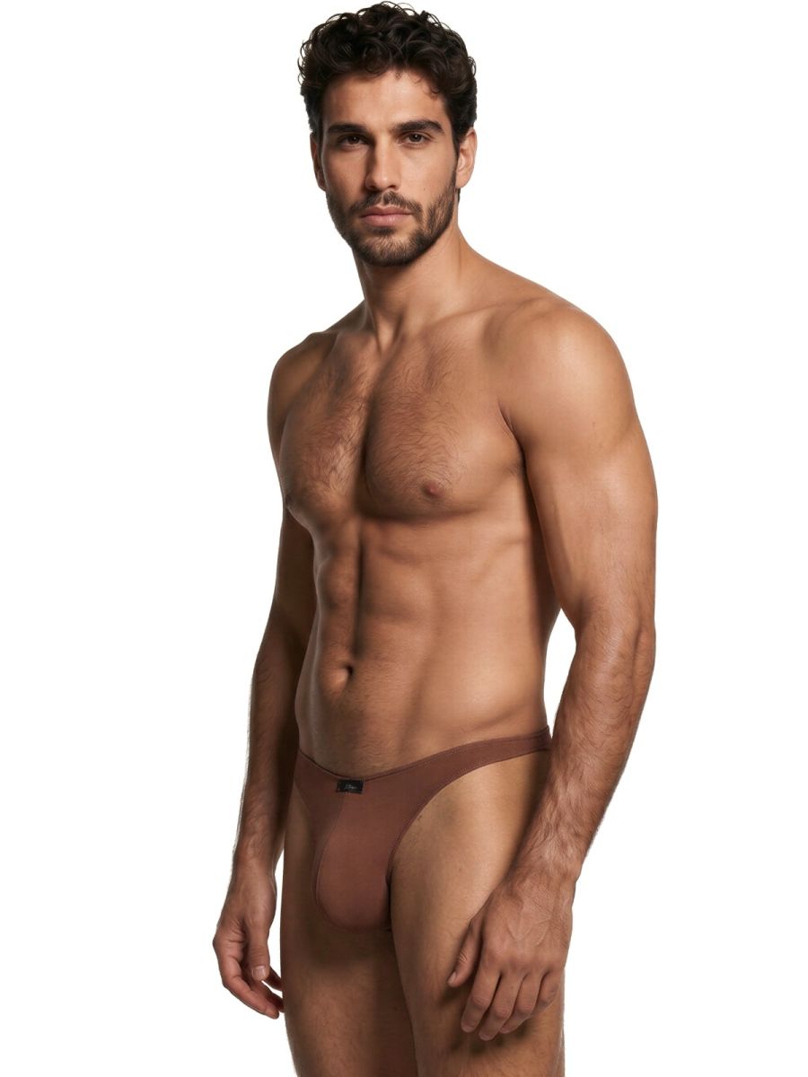 Xtremen 91255 Male Soft and Comfortable Microfiber Bikini Brief Chocolate