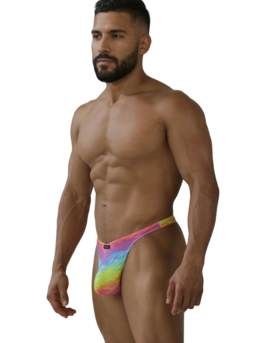 Xtremen 91284 Ultimate Rainbow Expression Men's Thong Cloud