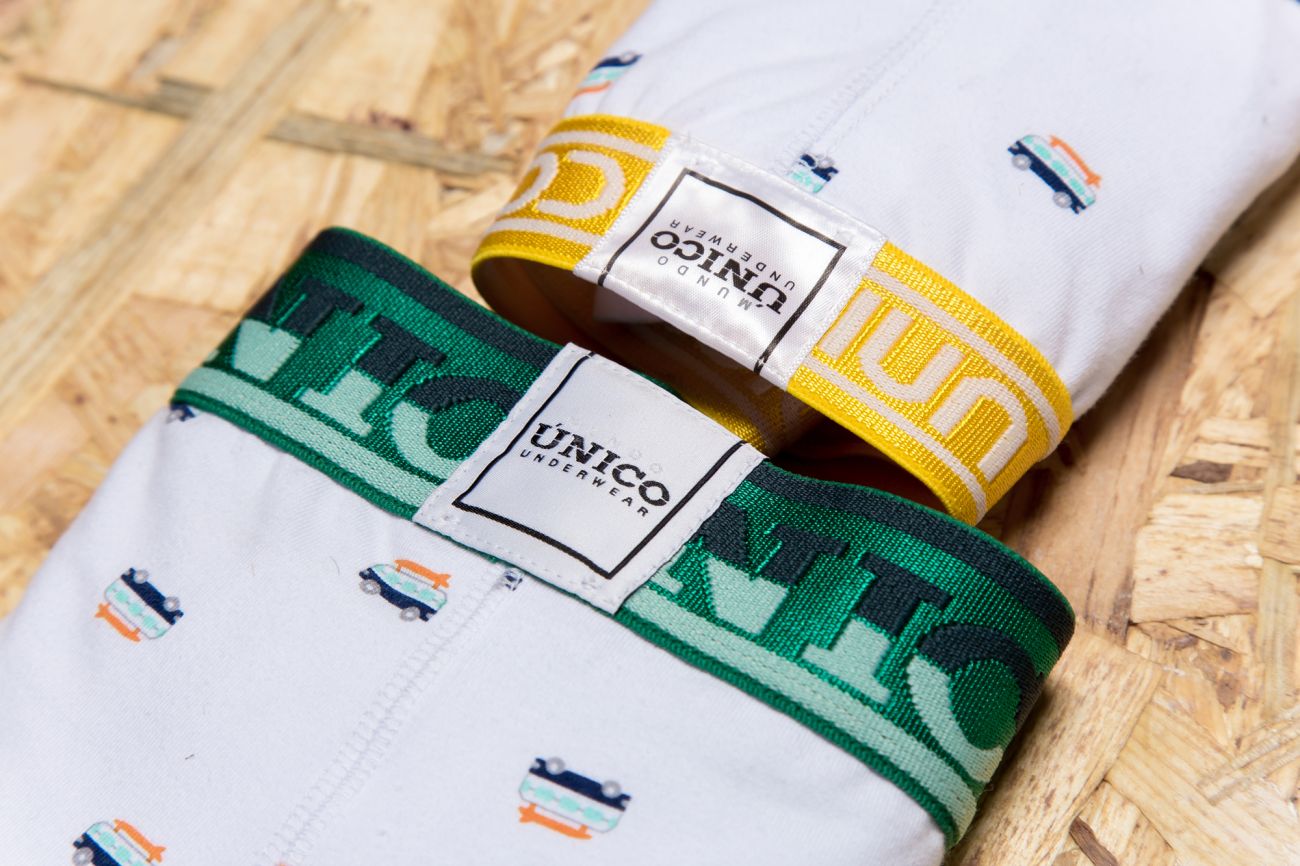 Unico 1902010011400 Trunks Fusion White Printed