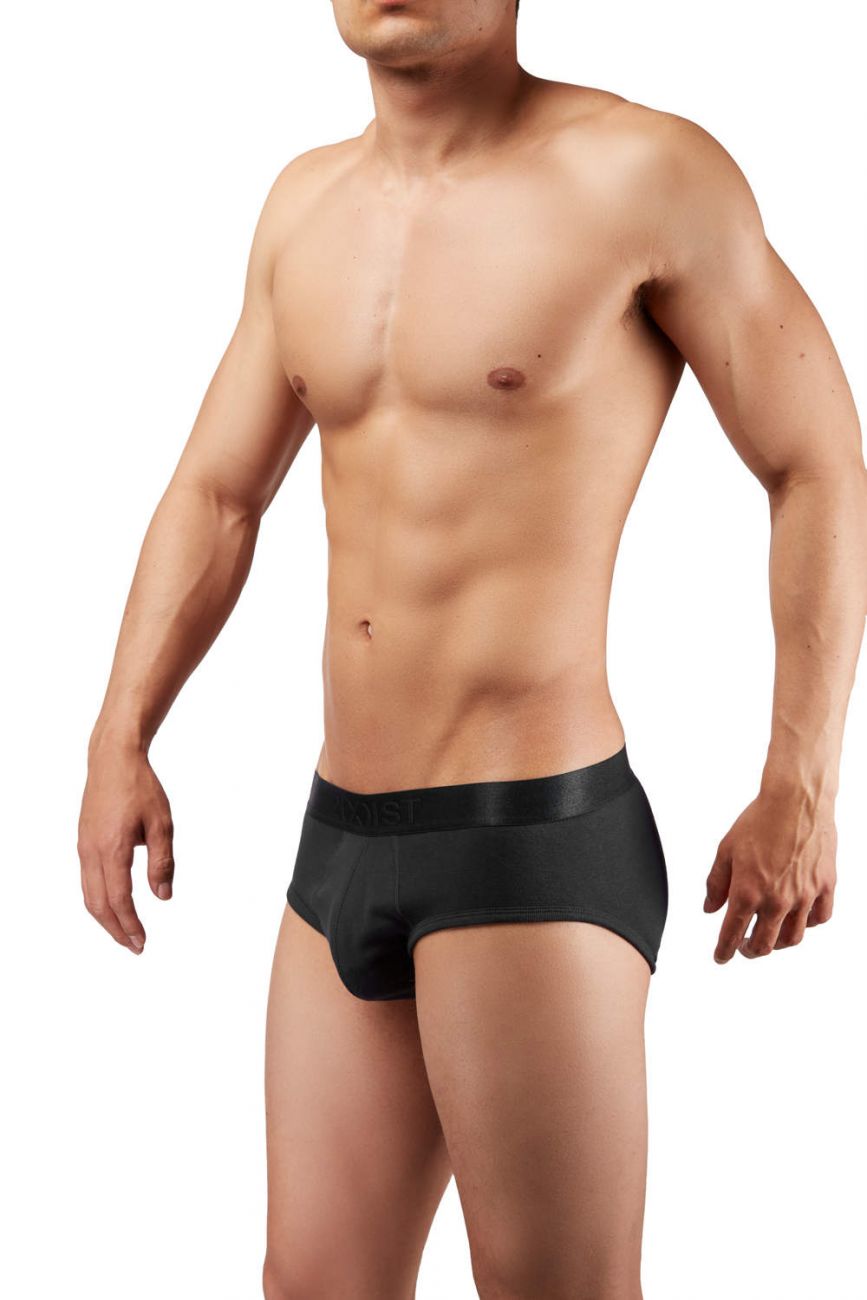 2(X)IST 3104100301 Pima Cotton Contour Pouch Briefs Black