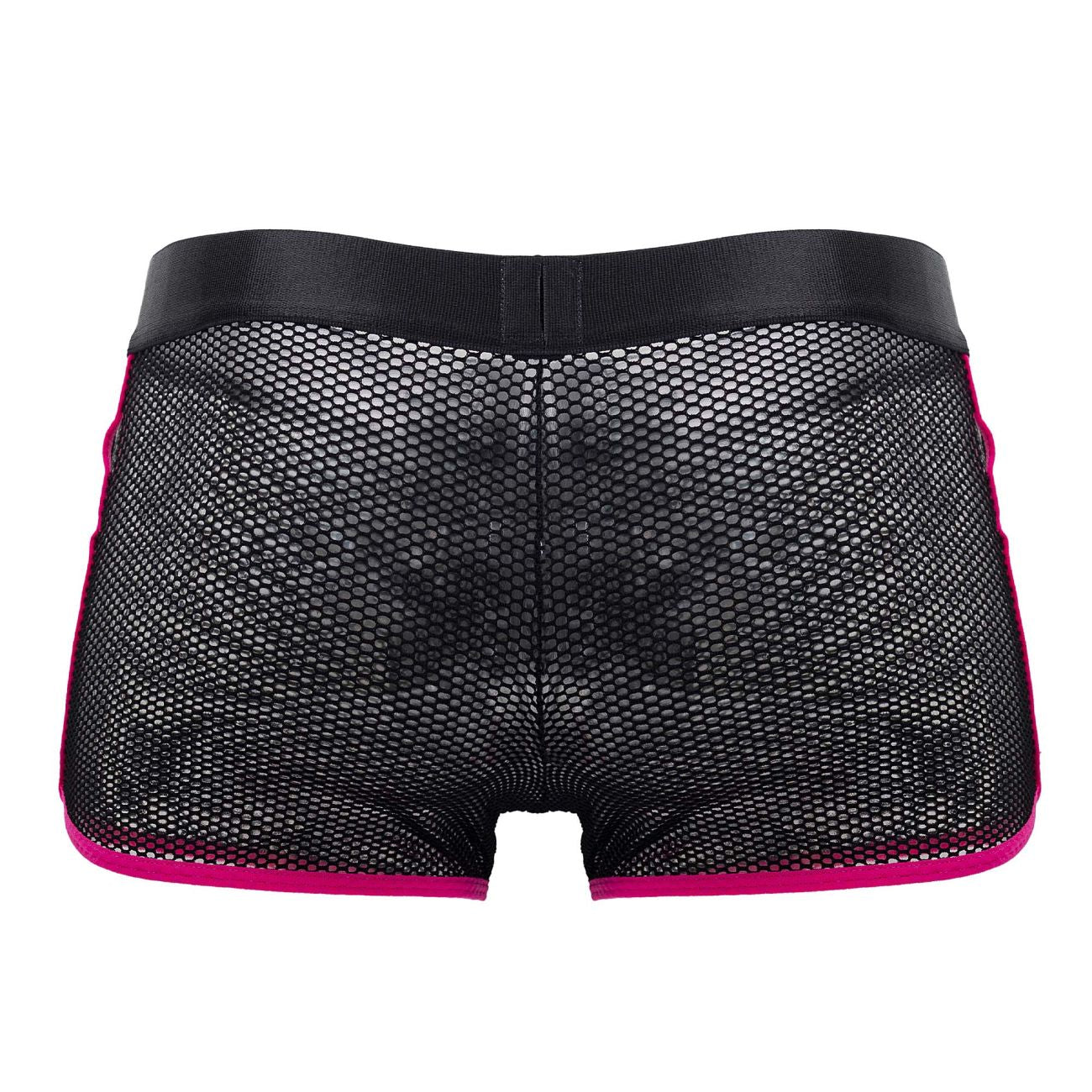 BiteWear BW2023107 Bright Kumquat Trunks Black Fuchsia