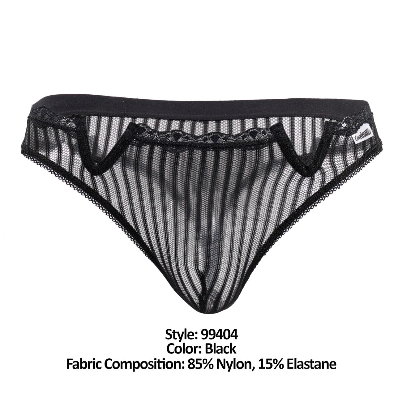 CandyMan 99404 V Thongs Black