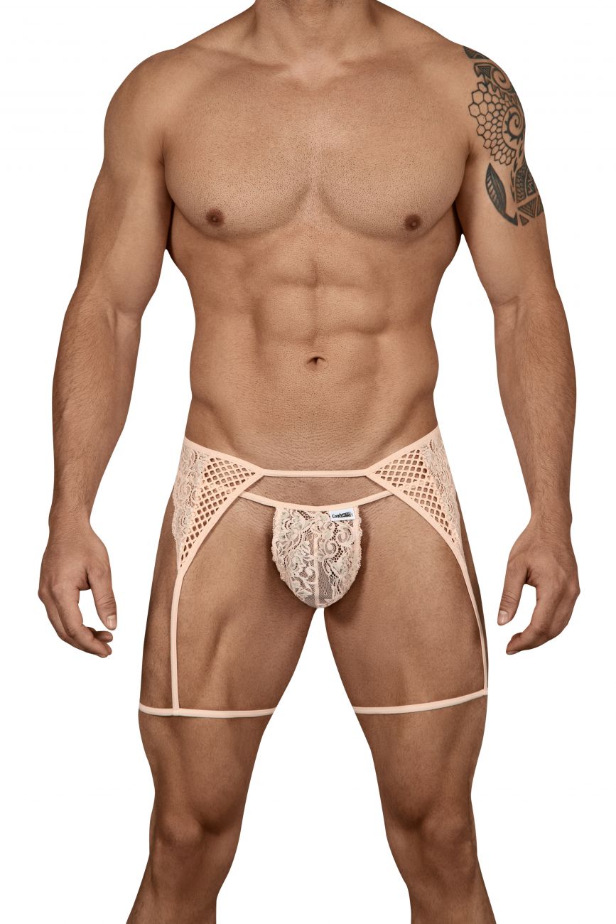 CandyMan 99428 Garter Thongs Pink