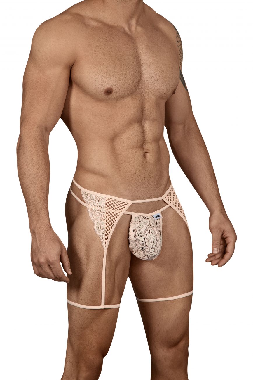 CandyMan 99428 Garter Thongs Pink