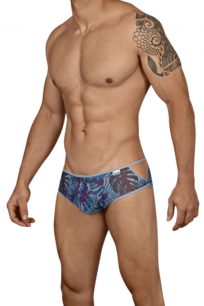 CandyMan 99439 Floral Briefs Blue